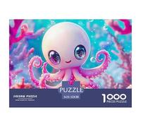 Octopus, Gioco Di Puzzle Da 1000 Pezzi, Attività Conviviale Per La Famiglia, Regalo O Souvenir, Adatto Dai 10 Anni, 52x38cm/1000pcs