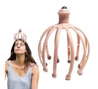 Octopus Head Massager - Portable Handheld Spa Tool, Claw Finger Scratcher, Roller Ball Prongs, Scalp Relaxation Accessory | Deep Stress Relief Device, Ideal For Home Spa