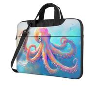 Octopus In The Ocean Laptop Bag Custodia per Laptop 15.6 Pollice Borse Per Computer Imbottito Copertura Del Manicotto Per Le Donne Uomini