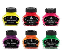 OCTOPUS - Inchiostro evidenziatore per penna stilografica fluorescente, 6 x 30 ml