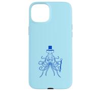 Octopus Kraken Mr. Sir cappello a cilindro monocle occhiali ricchi calamari Custodia per iPhone 15 Plus