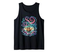 Octopus Kraken Pirata Rising da un idromassaggio Canotta