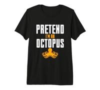 Octopus Lover Easy Lazy Halloween fingere di Essere Un Polpo Maglietta Premium
