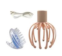 Octopus Massager, Scalp Massager Electric, Head Relaxation Tool, Cordless Head Massage with Lightweight and Rechargeable Design for Home Use, 7.48x6.3x6.3 Inches