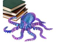 Octopus mobile stampato in 3D giocattoli polipo stampati in 3D | Animale polipo stampato in 3D Tute-Tute Fidgety and Sea Animal per lo stress, decorazione creativa fai da te per il separatore