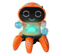 Octopus Music Dance Automaton - Robot interattivo a sei arti, Melody Light Show Toy | Gadget educativo di classe educativo, intrattenitore per bambini intelligenti, gruppo ideale di installazione di g