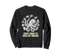 Octopus Otto Braccia per Snack Foodie Felpa