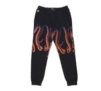 Octopus - Pantaloni Tuta Degradé Nero Felpa - - Trousers - Uomo - Nero - L