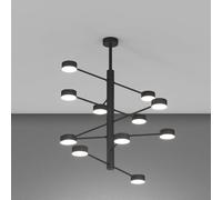 OCTOPUS PLAFONIERA DI TOP LIGHT 12 LUCI MODERNA ORIENTABILE IN 3 FINITURE