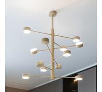 OCTOPUS PLAFONIERA DI TOP LIGHT 12 LUCI MODERNA ORIENTABILE IN 3 FINITURE