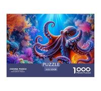Octopus, Puzzle Da 1000 Pezzi, Immagini Splendide E Raffinate, Perfetto Per Incorniciare, Adatto Dai 12 Anni, 52x38cm/1000pcs