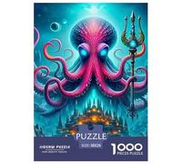 Octopus, Puzzle Da 1000 Pezzi, Immagini Splendide E Raffinate, Perfetto Per Incorniciare, Adatto Dai 12 Anni, 38x26cm/1000pcs