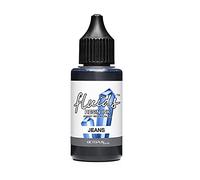 Octopus Resin Ink JEANS, Alcohol Ink per resina epossidica e resina UV, inchiostro ad alcool per la tintura di resina epossidica, vernice per resina epossidica, resina colori 30 ml, blu