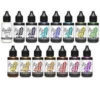 Octopus Resin Ink Set, Alcohol Ink per resina epossidica e resina UV, inchiostro ad alcool per la tintura di resina epossidica, 15x 30 ml
