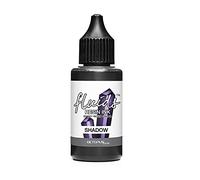 Octopus Resin Ink SHADOW, Alcohol Ink per resina epossidica e resina UV, inchiostro ad alcool per la tintura di resina epossidica, vernice per resina epossidica, resina colori 30 ml, grigio