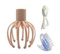 Octopus Scalp Massager, Cordless Head Relaxation Tool, Lightweight Electric Massage Device, Multi-Speed Vibrating Massager (Portable) for Home, Travel, Office, 19x16x16cm 500g