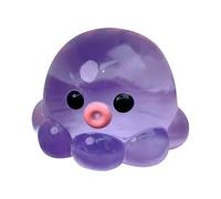 Octopus Sensory Ball, Calming Hand Fidget Toy, Cute Stress Relief Octopus Balls to Mental Health Support for School, Travel, Prizes, Classroom, Indoor and Outdoor Use, Crystal, Blue, Purple