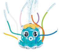 Octopus-Shaped Lawn Sprinkler with 8 Swinging Tubi, Outdoor Sprinkler for Kids, Outdoor Water Sprayer Garden Toy for Ages 3+ Boys Girls Pool Lawn School Birthday Travel Park Backyard Patio