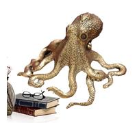 Octopus - Statuetta decorativa a filo d'inchiostro, statuetta decorativa di animali, elegante accento domestico | Affascinante scultura artistica Octopusz, artigianato dettagliato in