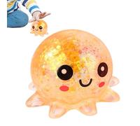 Octopus Stress Squeezer - Sensory Relief Hardware, Pocket Size Fidget Tool, Hand Tension Grip Gear, Calming Mental Health Equipment, Hobby Supply, Small Multi Color Unit for Kids and Adults