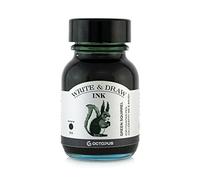 Octopus Write and Draw Ink 553 Squirrel Green, inchiostro impermeabile per scrittura e disegno, inchiostro per calligrafia, inchiostro da illustrazione per penna stilografica, verde, 50ml