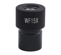 Oculare del microscopio grandangolare del laboratorio con la costruzione del metallo 23.2mm Diametro del tubo 5X a 25X ingrandimento per la ricerca scientifica (WF15X)