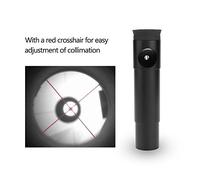 Oculare di Collimazione per Telescopio da 1,25 Pollici in Lega di Alluminio, Alta qualità, Visione Migliore, Mirino Rosso, Facile da Usare, Facile da Trasportare, per Telescopi