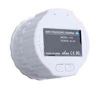 Oculare Digitale Wireless WiFi 4MP 2K Electronic Telescope Cepice Integrato in WiFi Applectonic Hocece Camera per il Telescopio 1.18-1.97in per Astrofotografia (Bianco)