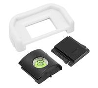 Oculare per Mirino della Fotocamera per 760D 650D 500D Visiera Protettiva Premium con Gradiente e Copertura per Slitta Fredda 1 Pezzo (White)