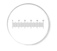 Oculare Reticoli Microscopio Microscopio Micrometro Supporto per oggetti di calibrazione Tavolo Micrometro Righello di Calibrazione Diapositiva In Acrilico