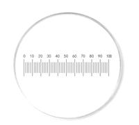 Oculare Reticoli Microscopio Microscopio Micrometro Supporto per oggetti di calibrazione Tavolo Micrometro Righello di Calibrazione Diapositiva In Acrilico