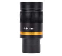 Oculare telescopico da 8~24 mm, accessorio telescopio con zoom continuo, corpo specchio interamente in metallo con pellicola verde per osservazione astronomica, interfaccia