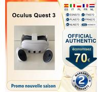 Oculus Quest 3 Originale 8GB RAM+512GB Memoria Display Infinito 4K+ Risoluzione 2064x2208 Batteria da 5060mAh con 2,2 Ore di Autonomia