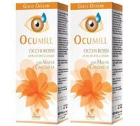Ocumill Soluzione Lubrificante Occhi Camomilla Malva 2x15 ml