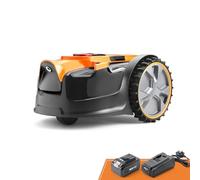 OcuMow robot tosaerba senza fili, adatto per robot semovente fino a 80 ㎡, con batteria da 2 Ah, modello compatto per principianti senza cavo di limitazione