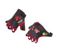 Guanti da ferrata Ocún Crack Gloves Pro Taglia dei guanti: S / Colore: nero/rosso
