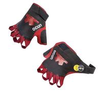Guanti da ferrata Ocún Crack Gloves Pro Taglia dei guanti: L / Colore: nero/rosso