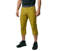 Ocun - Jaws 3/4 Pants - Pantaloni da arrampicata S olivia/giallo