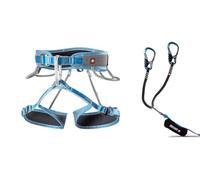 Set da ferrata Ocún Via Ferrata Twist Tech Captur Pro Swivel Set Taglia: XS-M / Colore: blu/grigio
