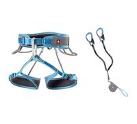 Set da ferrata Ocún Via Ferrata Twist Tech Eco Captur Lite Swivel Set Taglia: L-XL / Colore: grigio/blu