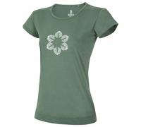 Ocun - Women's Classic T Organic Flower - T-shirt S olivia/verde