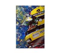 ocvdfss Ayrton Senna - Poster su tela, decorazione artistica da parete per soggiorno, camera da letto, 30 x 45 cm