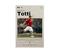 ocvdfss Francesco Totti - Poster su tela, decorazione per camera da letto, ufficio, camera da letto, regalo, 30 x 45 cm