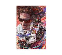 ocvdfss Marco Simoncelli - Poster su tela, decorazione artistica da parete, stampa per soggiorno, camera da letto, 60 x 90 cm