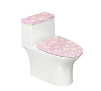 Ocwfudsx Set copriwater e protezione per serbatoio, con cuscino, copricoperchio, antipolvere, universale, adatto per la maggior parte dei servizi igienici da bagno