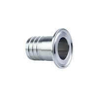 OD 51MM Stainless Steel SUS304 Hose Barb Pipe Fitting Ferrule OD 64mm fit 2" Tri Clamp