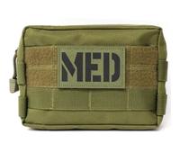 OD Green MOLLE Medic Pouch Marsupio Tool Bag EDC Organizer Airsoft Militare Esercito Utility Cintura Zaino Gilet Verde Oliva Drab