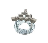 OD102MM Bruciatore a gasolio esausto, stabilizzatore del bruciatore a vortice d'aria, piastra di combustione della caldaia BT26, anello di fiamma del combustibile diesel mathanol(Red)