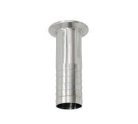 OD19-51mm Hosetail Barb to 1.5" 2" Tri Clamp, 304 Stainless Steel Sanitary Pipe Fitting for Homebrew 100-200mm Length(100mm Legnth,OD19mm-TC50.5)
