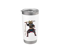 Oda Nobunaga - Guerriero samurai Bicchiere termico in acciaio inox doppia parete